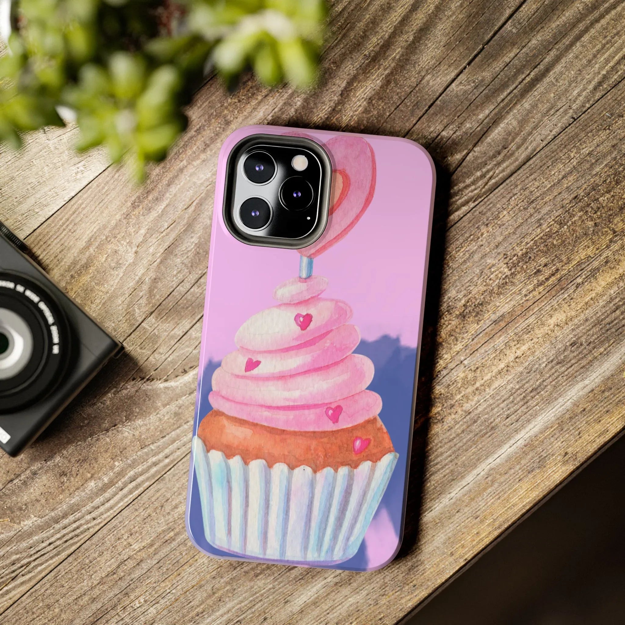 Cutie Cupcake Phone Case (Apple & Android) - Pink Sweetheart