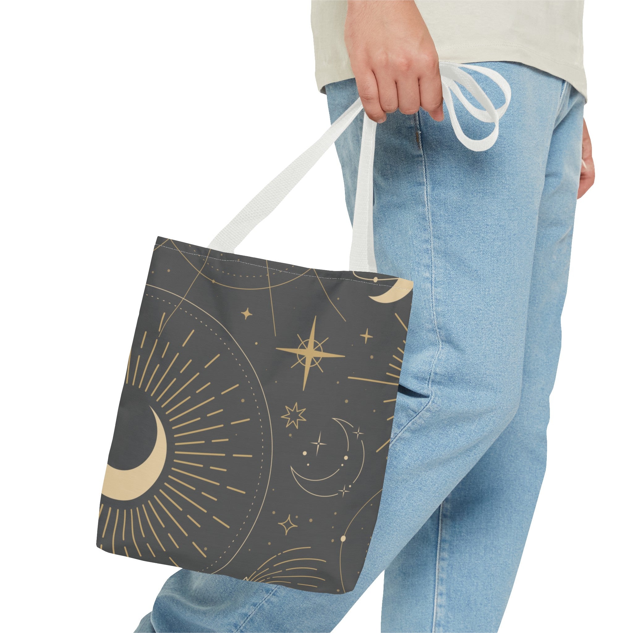 Sun & Moon Abstract Tote Bag