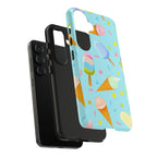 Ice Cream Festival Phone Case (Apple & Android) - Pink Sweetheart