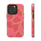 Watermelon Slices Phone Case (Apple & Android) - Pink Sweetheart