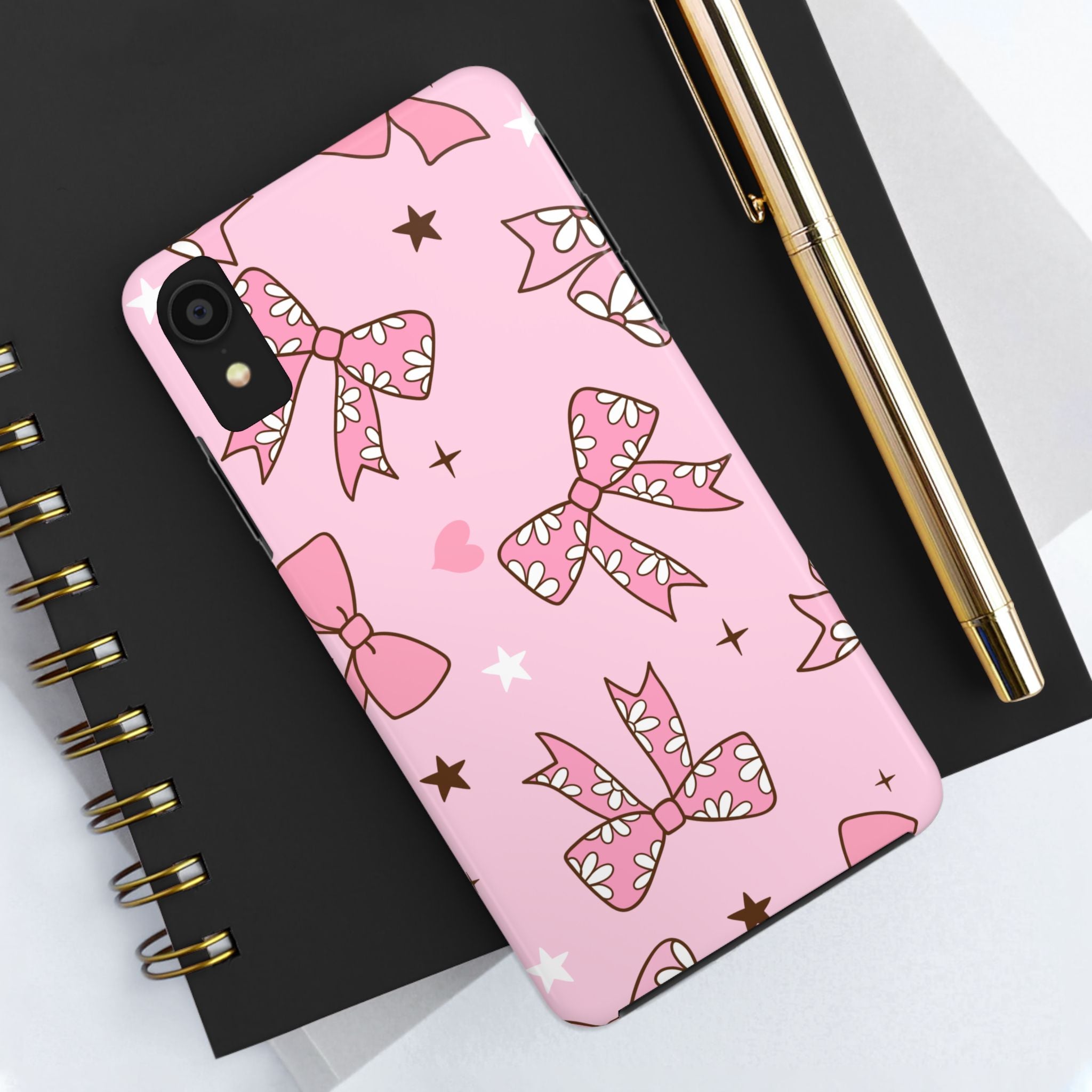 Pretty Pink Bows Phone Case (Apple & Android)