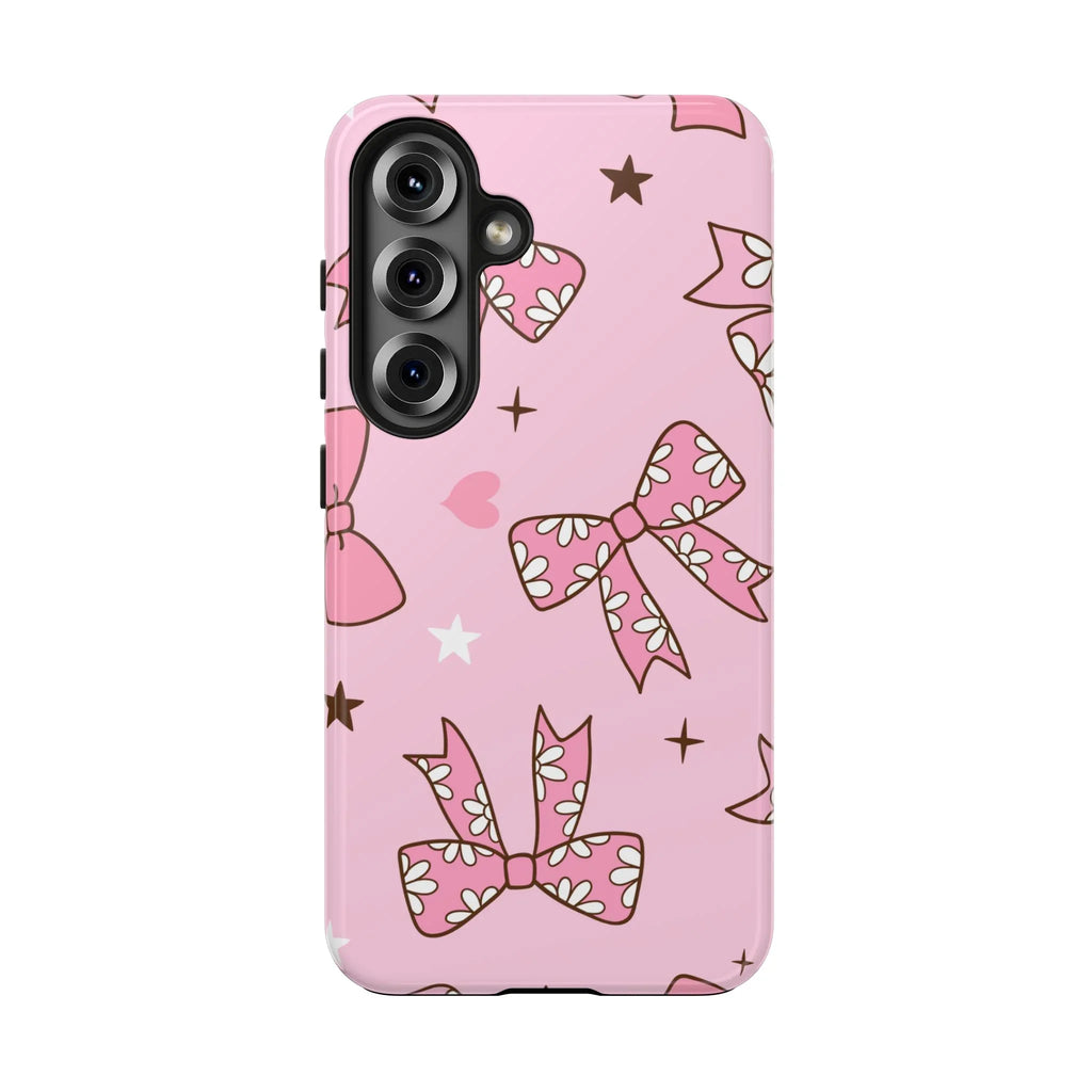 Pretty Pink Bows Phone Case (Apple & Android) - Pink Sweetheart