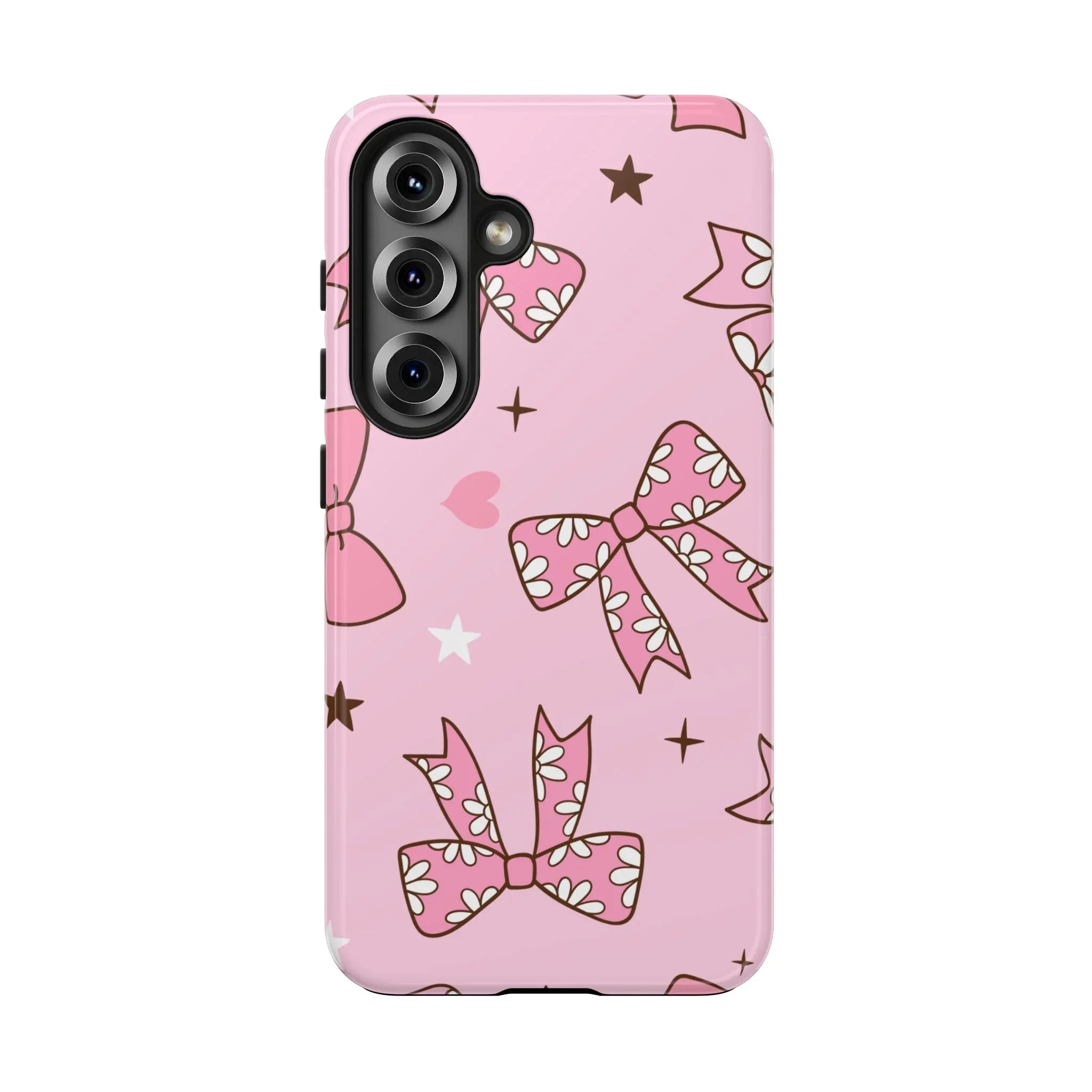 Pretty Pink Bows Phone Case (Apple & Android) - Pink Sweetheart