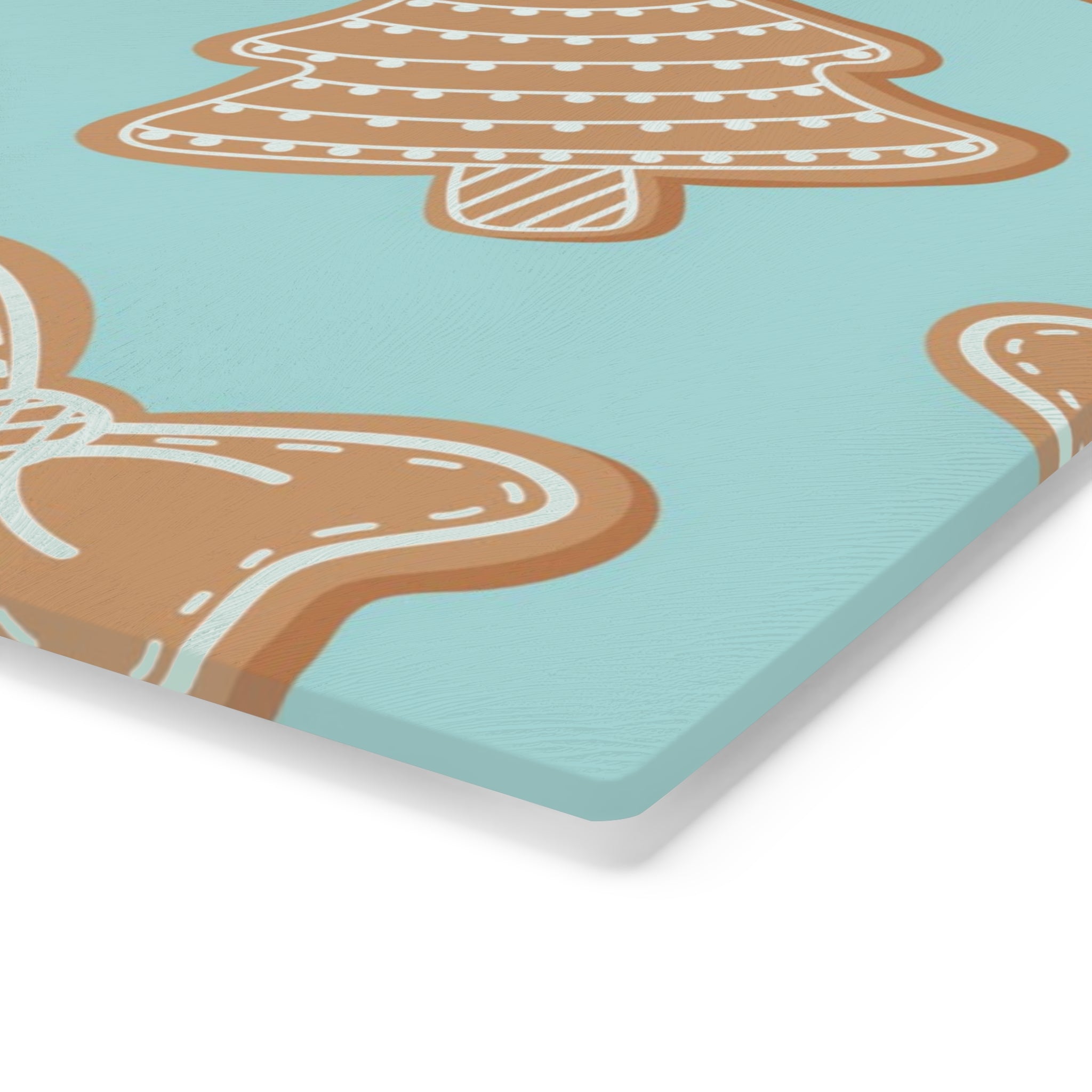 Gingerbread Glass Cutting Board