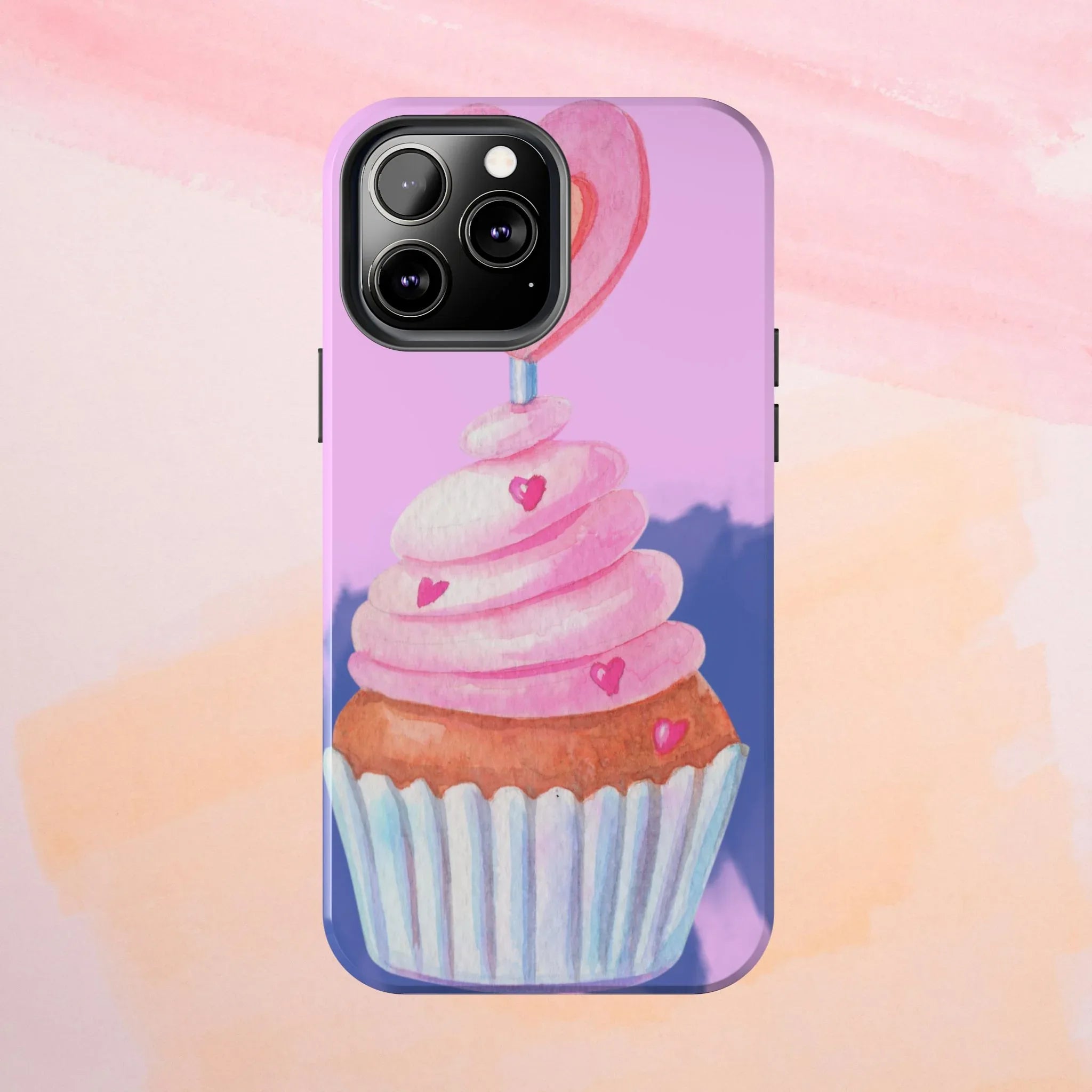 Cutie Cupcake Phone Case (Apple & Android) - Pink Sweetheart