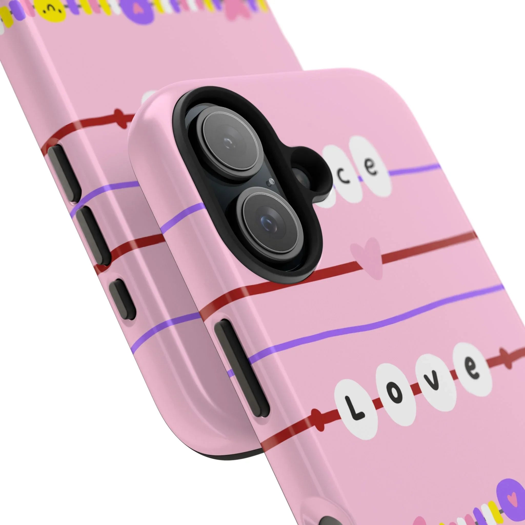 Bestie Bracelets Phone Case (Apple & Android) - Pink Sweetheart