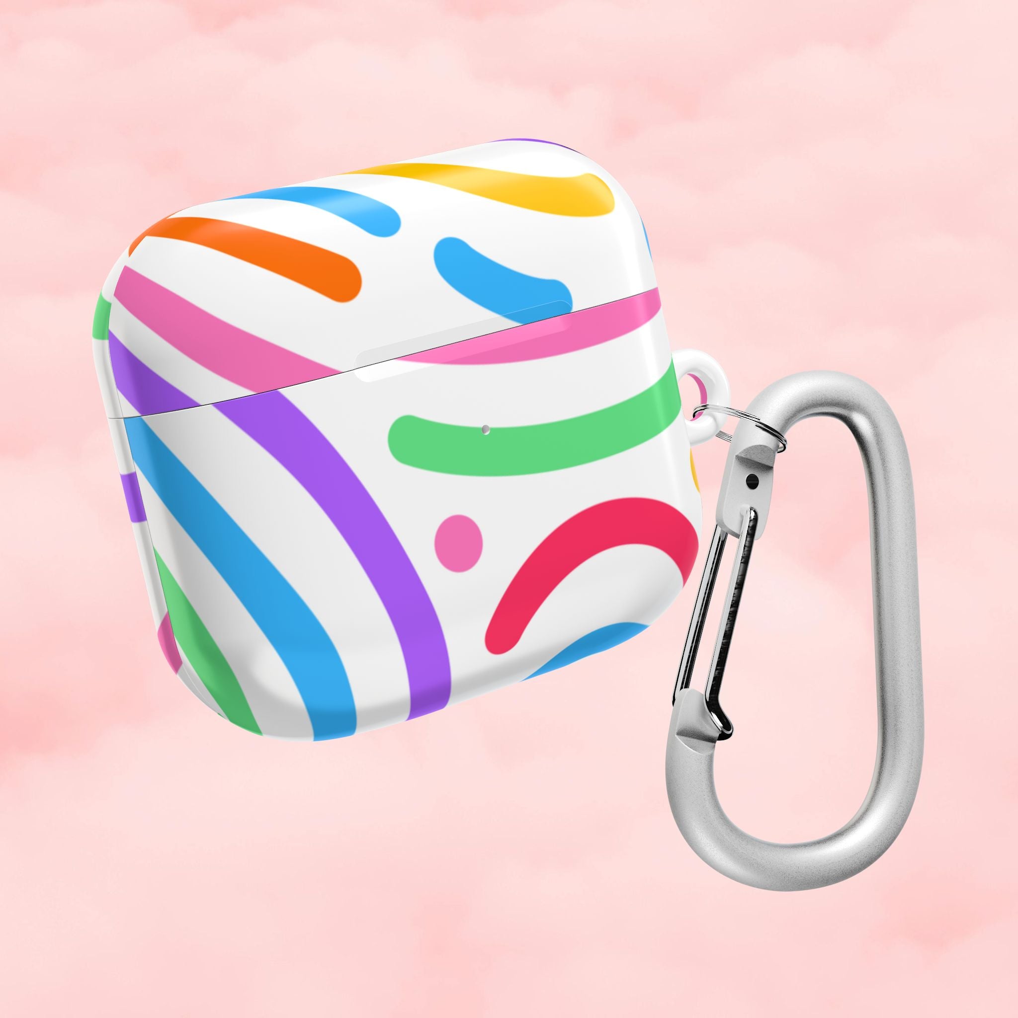 Vibrant Colorful Swirls AirPod Case