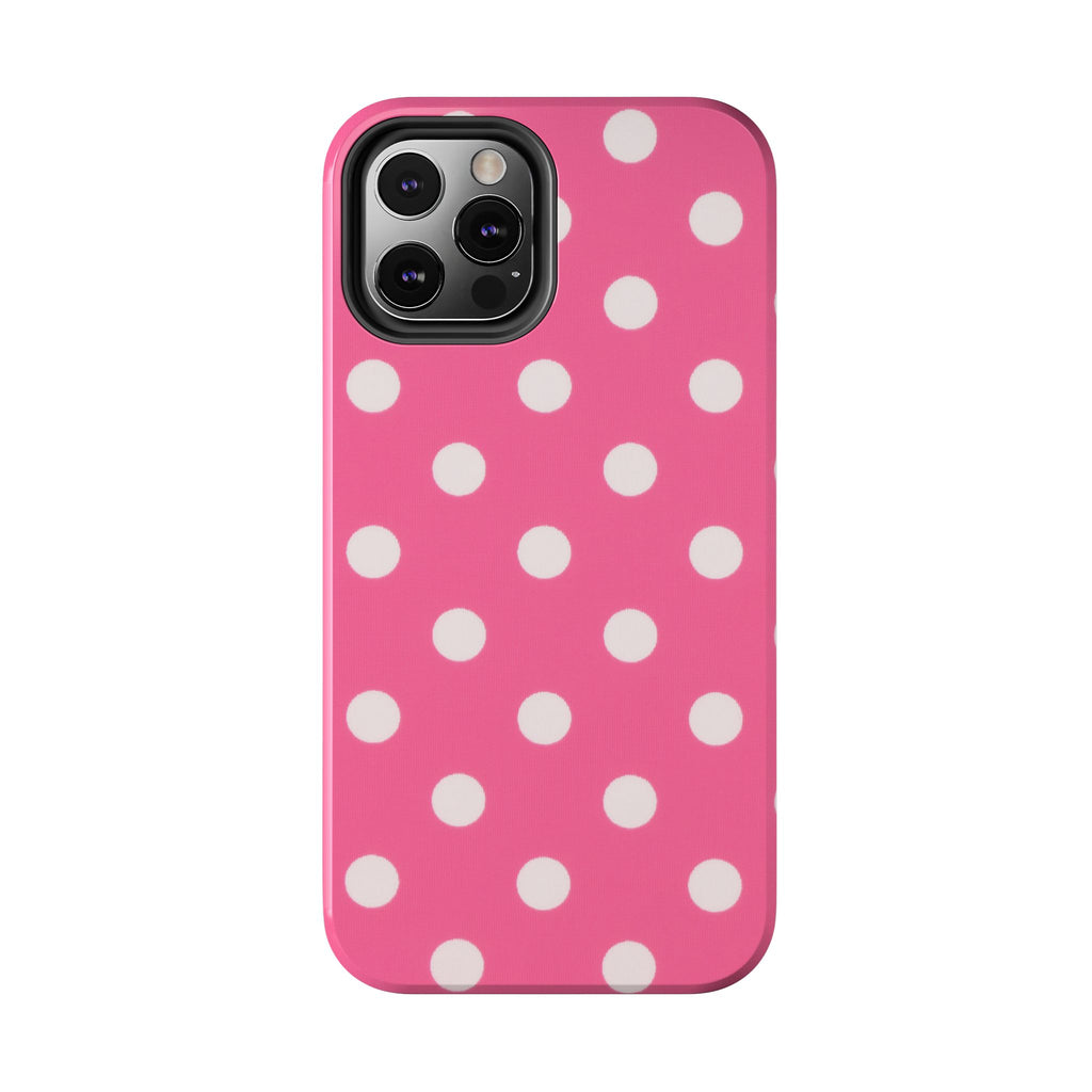 Pink Polka Dot Phone Case (Apple & Android)