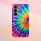 Groovy Tie Dye Phone Case (Apple & Android) - Pink Sweetheart