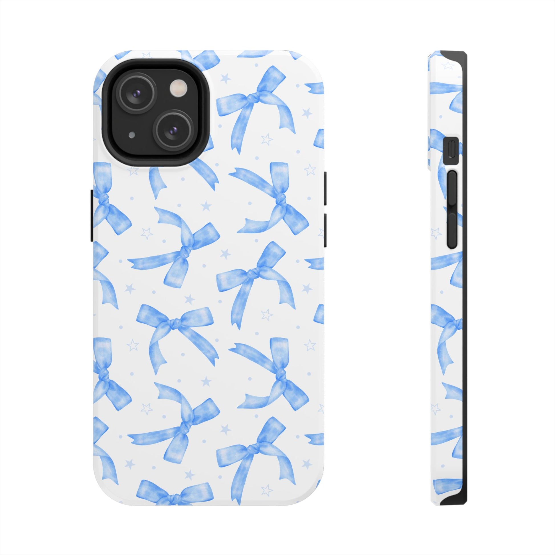 Lacey Baby Blue Ribbons Phone Case (Apple & Android)