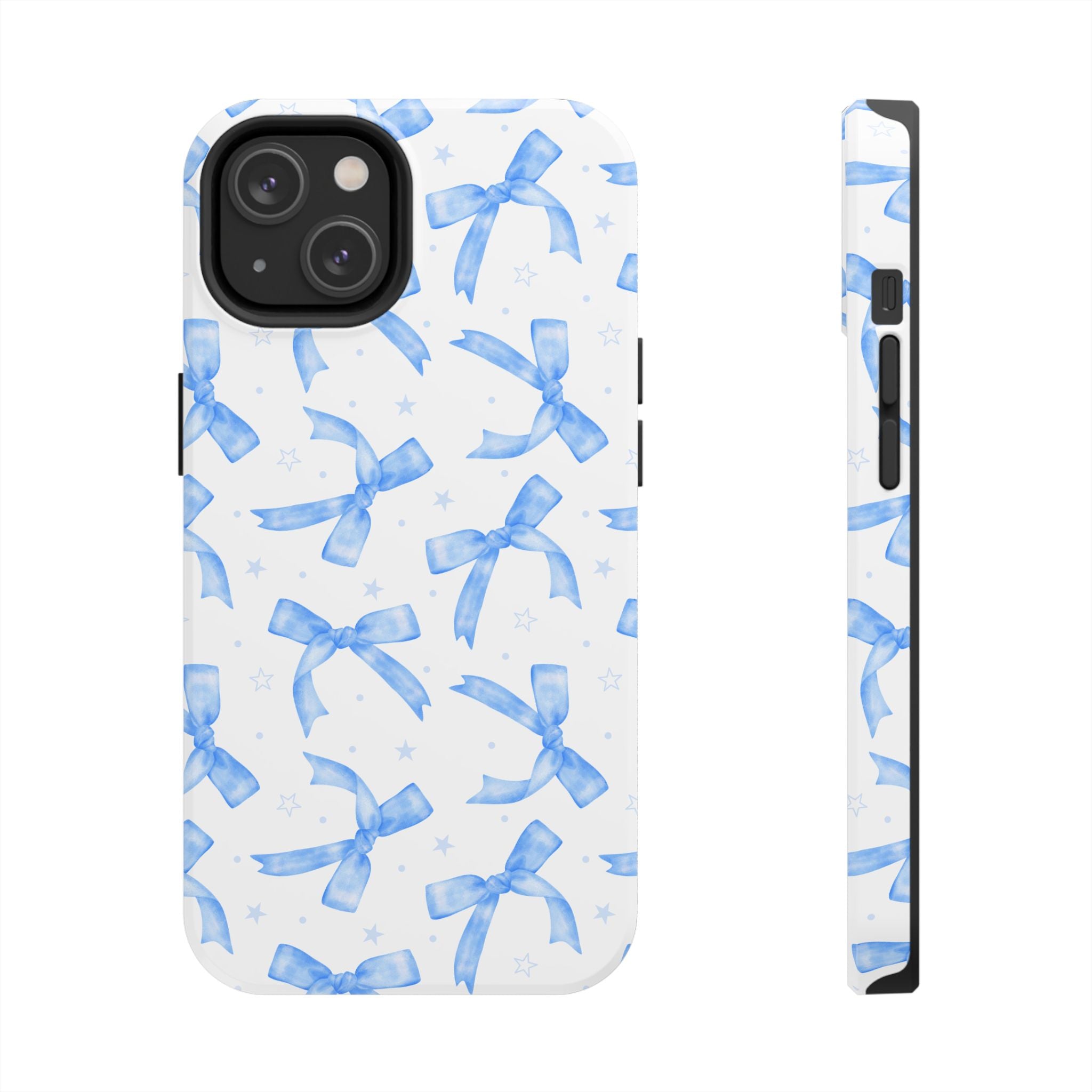 Lacey Baby Blue Ribbons Phone Case (Apple & Android)