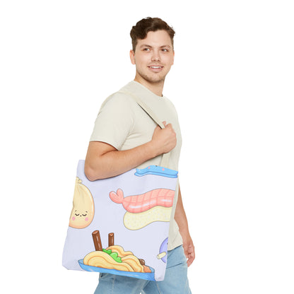 Kawaii Anime Snacks Tote Bag