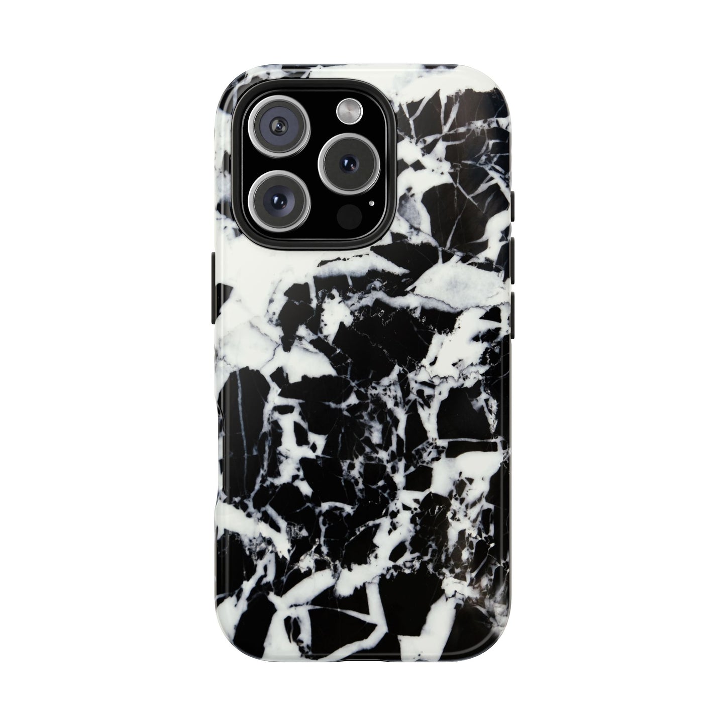 Black & White Shattered Phone Case