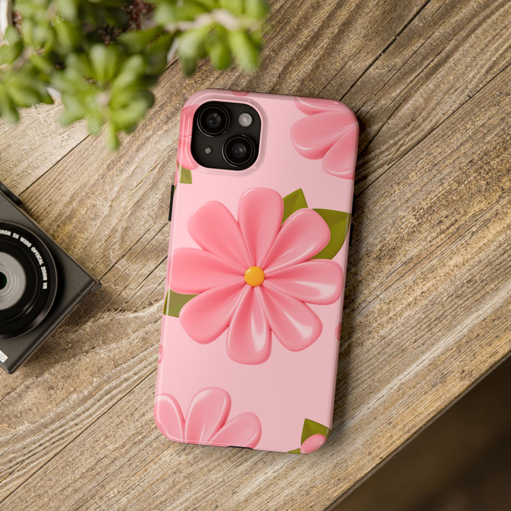 Pink Petal Flower Phone Case (Apple & Android)