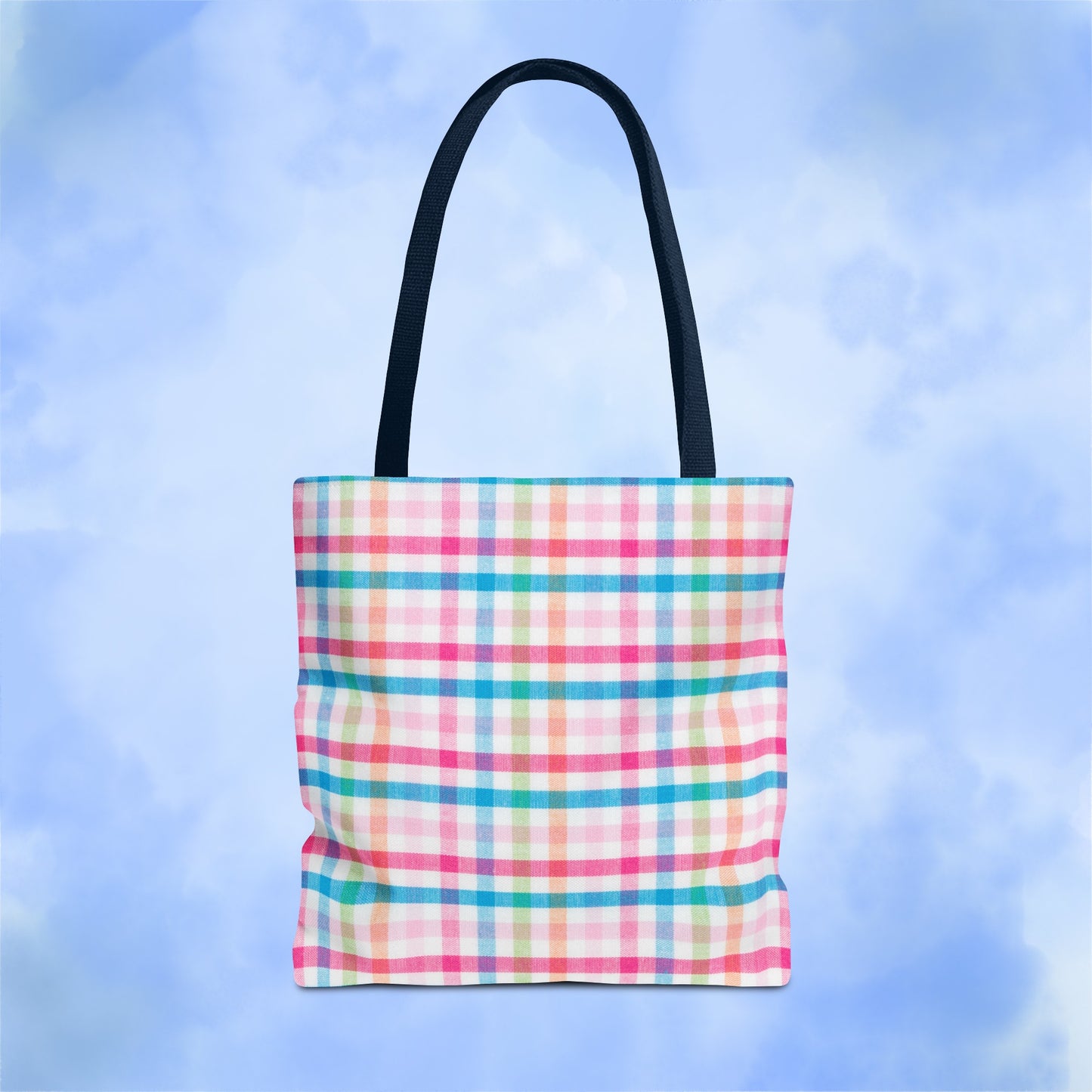 Colorful Rainbow Lines Tote Bag