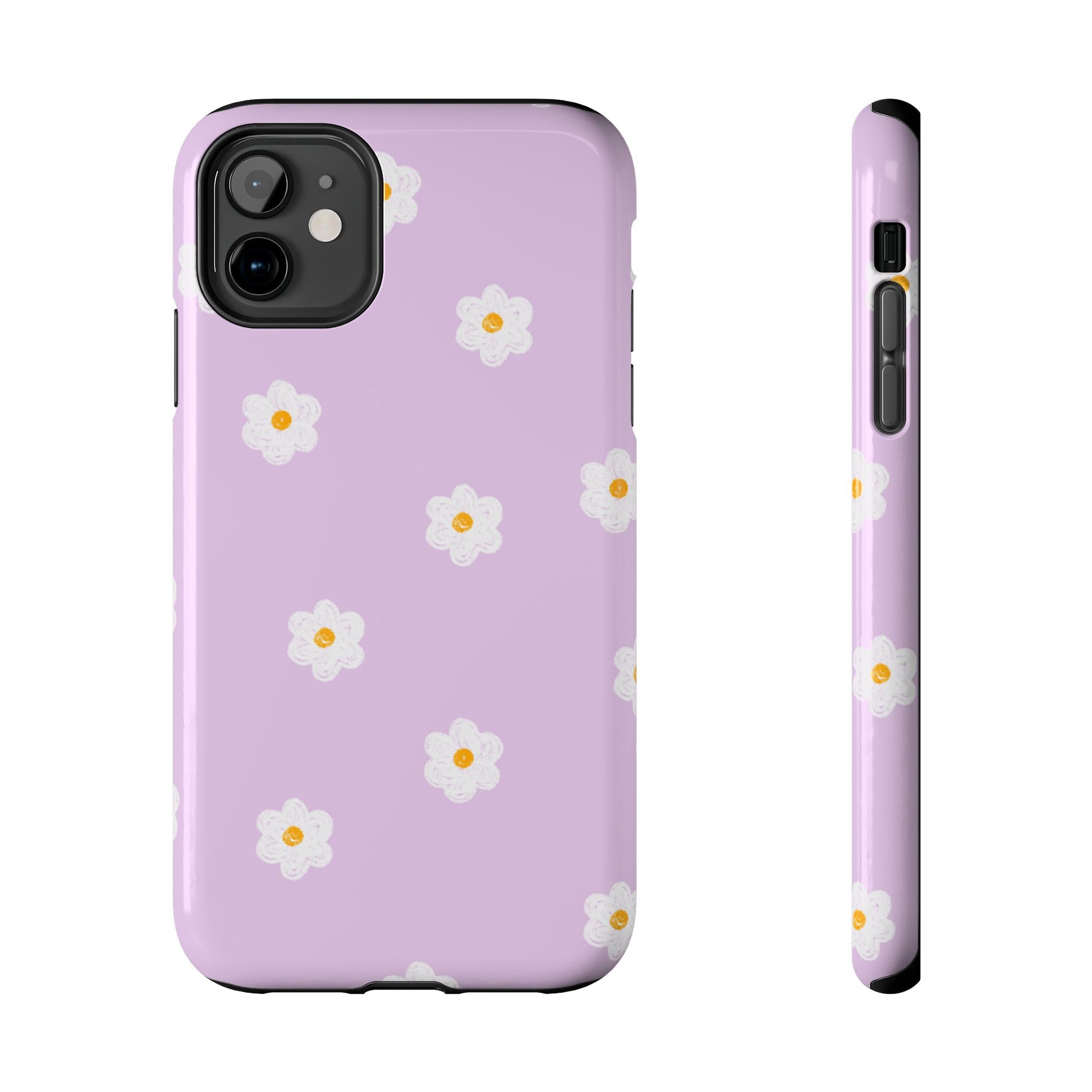 Purple and Mini Flowers Phone Case (Apple & Android)