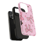 Pretty Pink Bows Phone Case (Apple & Android) - Pink Sweetheart