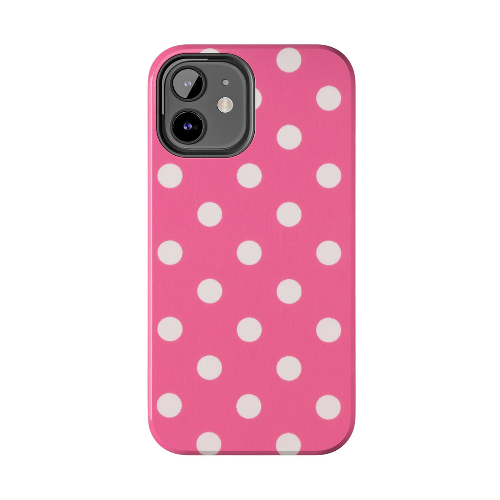 Pink Polka Dot Phone Case (Apple & Android) - Pink Sweetheart