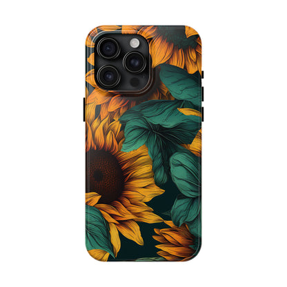 Dark Sunflower Phone Case