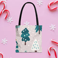 Scandinavian Christmas Tote Bag - Pink Sweetheart