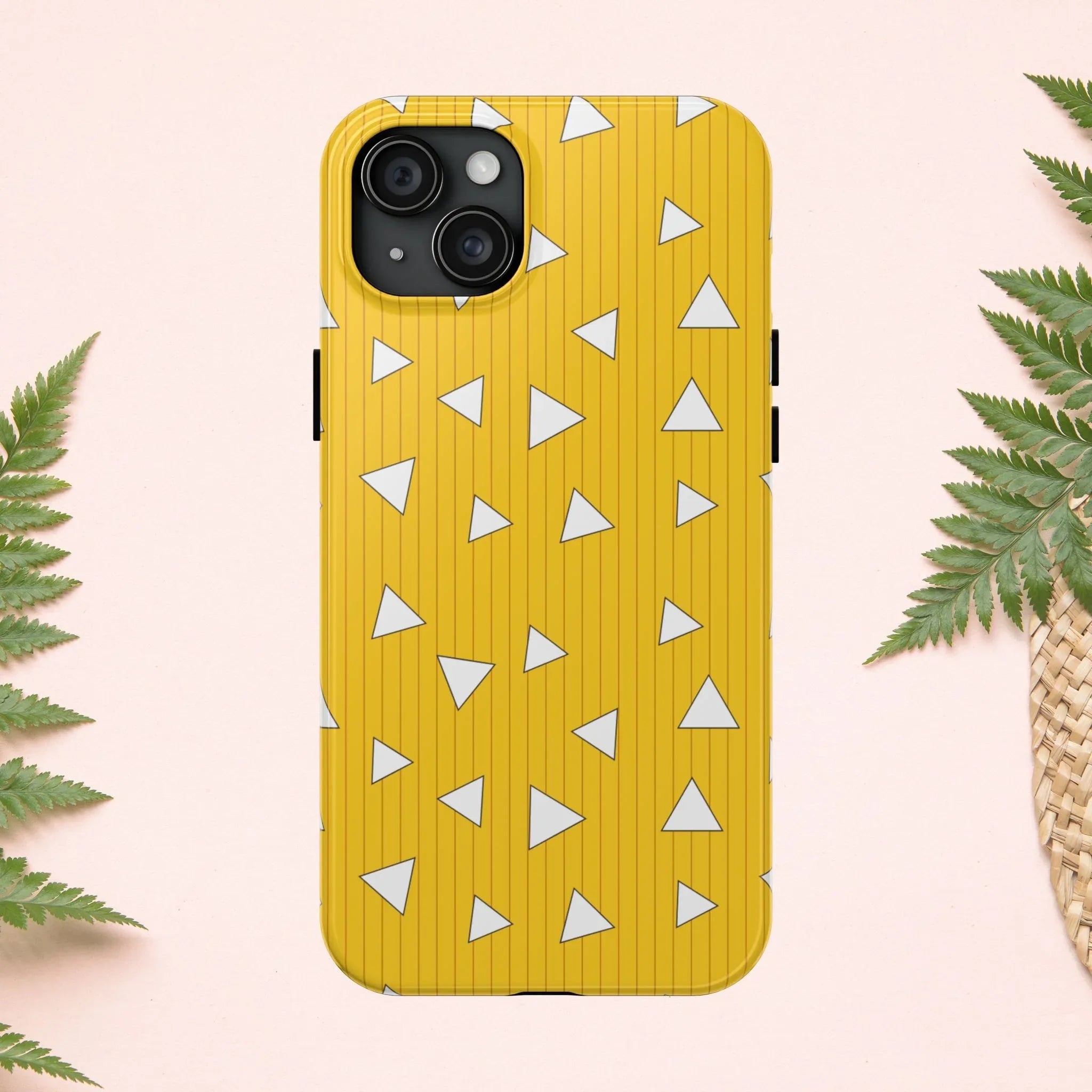 Triangle Thunder Kimono Tough Phone Case (Apple & Android) - Pink Sweetheart