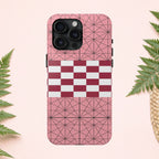 Geometric Kimono Tough Phone Case (Apple & Android) - Pink Sweetheart