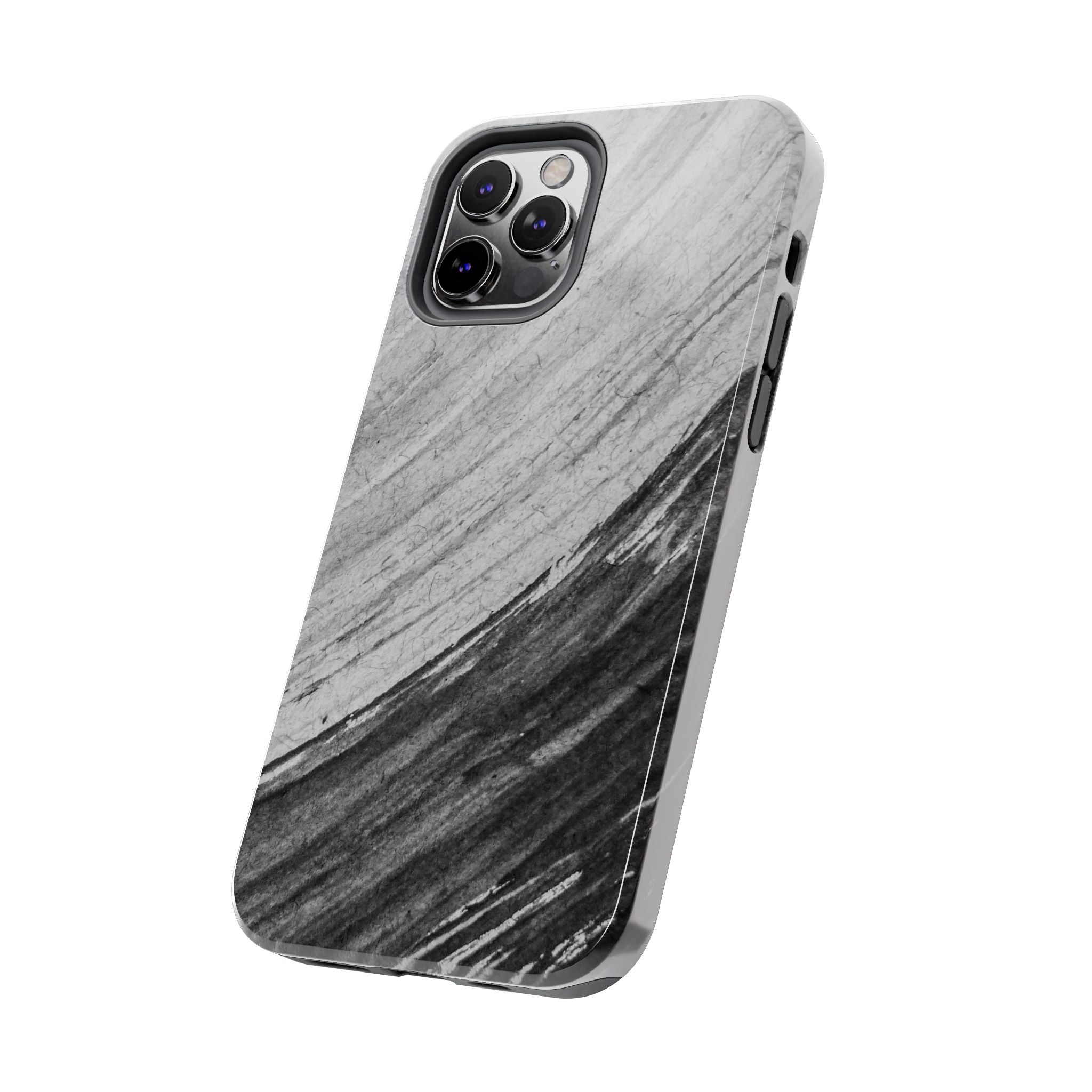 Black & Gray Phone Case (Apple & Android)