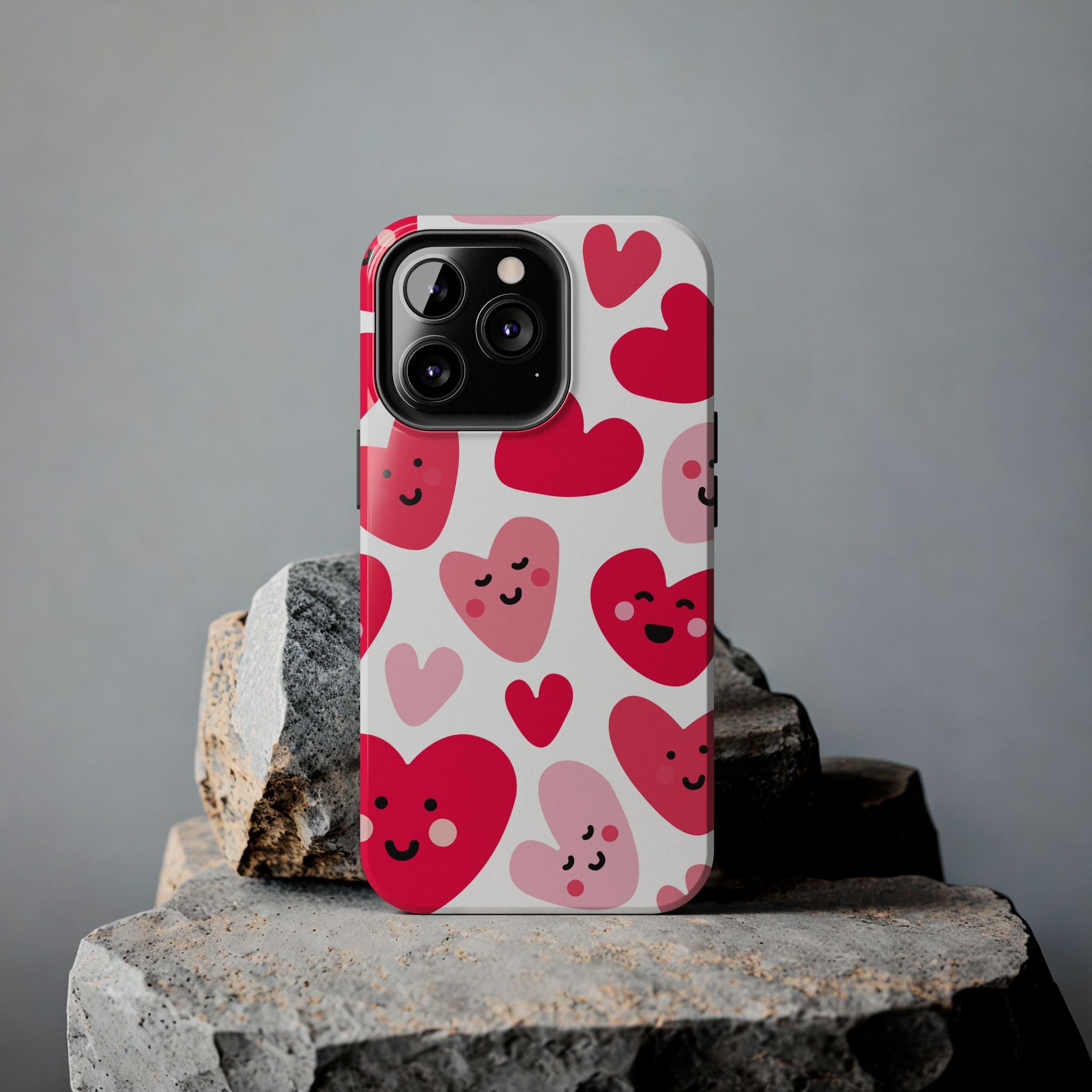 Happy Hearts Phone Case (Apple & Android)
