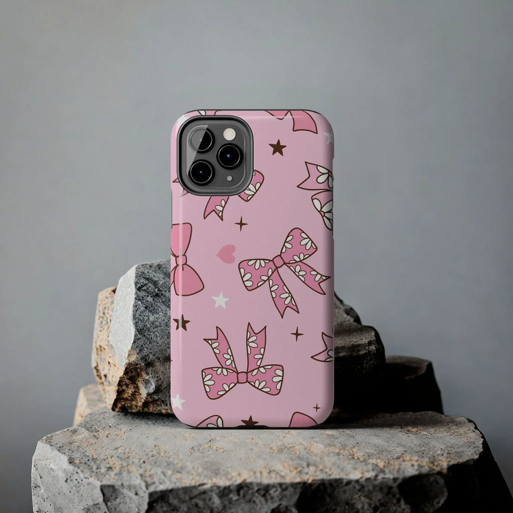 Pretty Pink Bows Phone Case (Apple & Android) - Pink Sweetheart