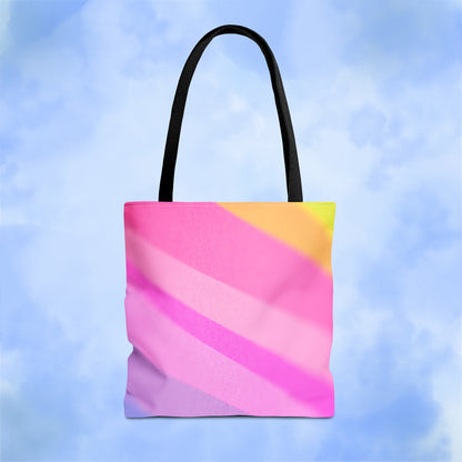 Blurred Rainbow Sectrum Tote Bag