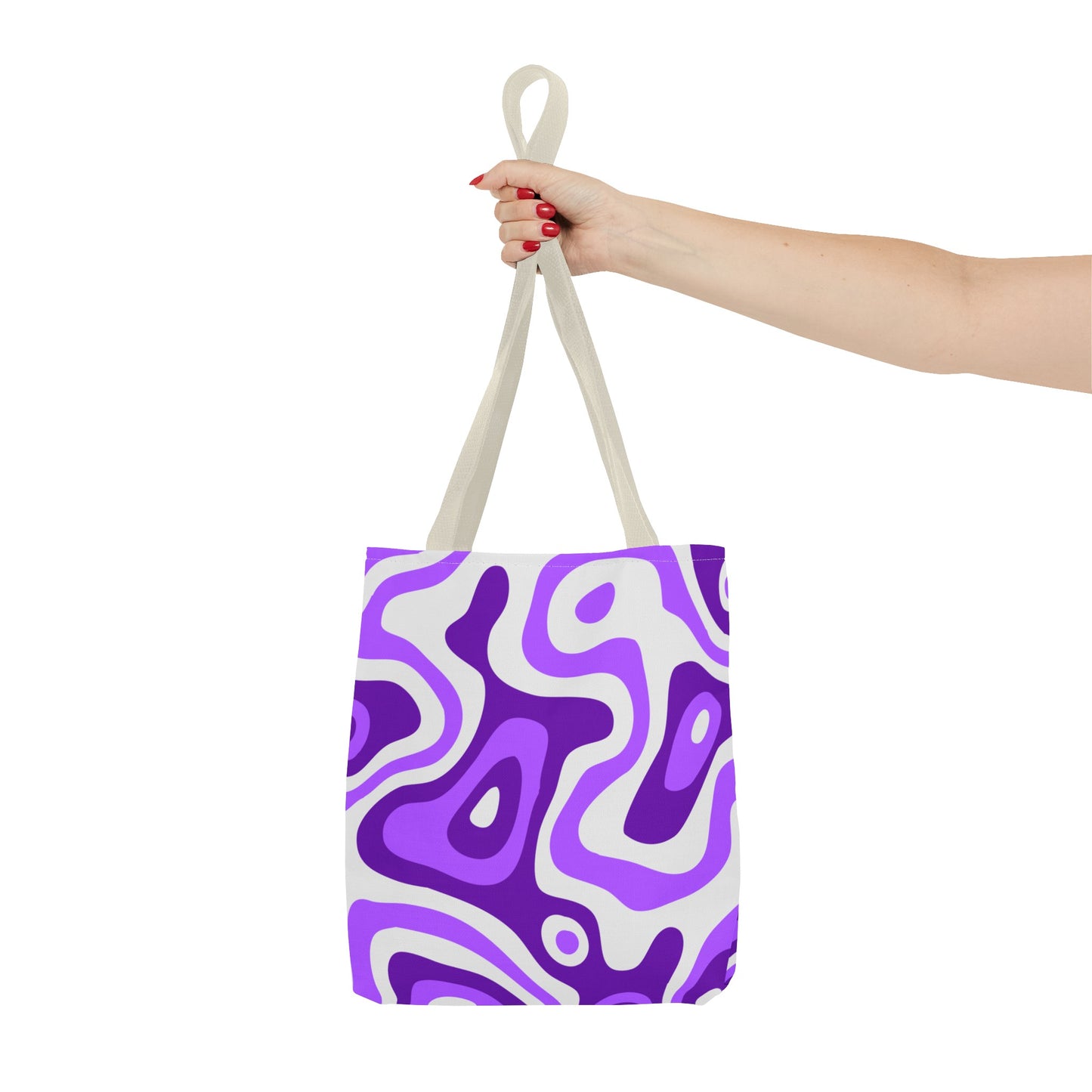 Groovy Purple Lava Tote Bag