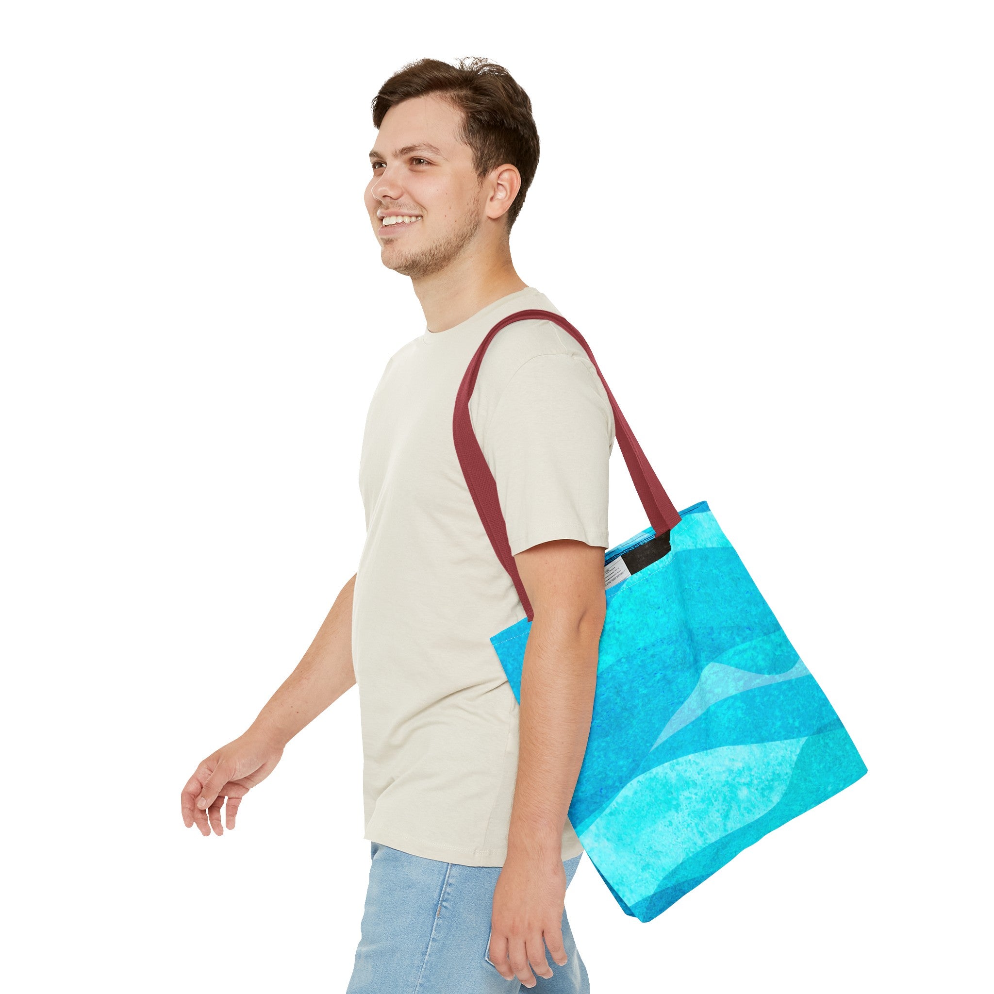 Blue Waves Tote Bag