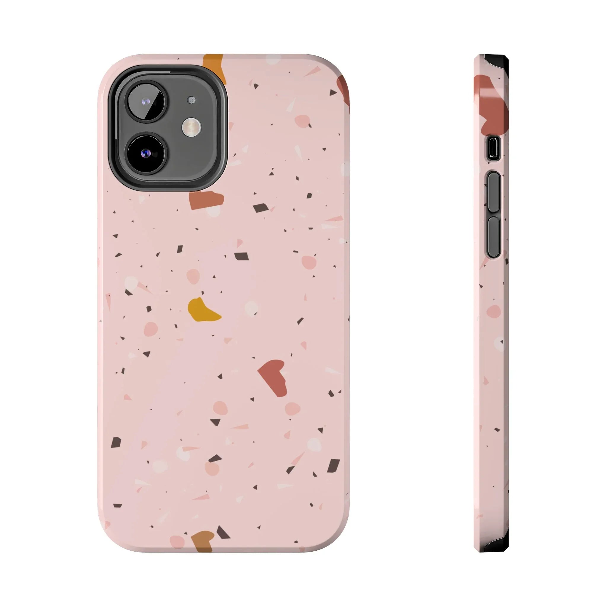 Pink Terrazzo Phone Case (Apple & Android) - Pink Sweetheart