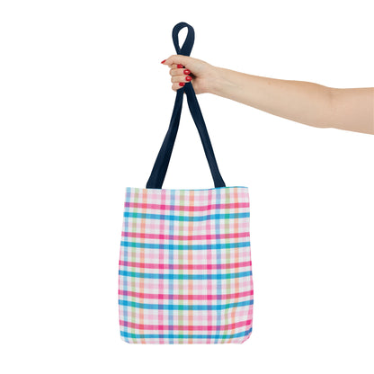 Colorful Rainbow Lines Tote Bag