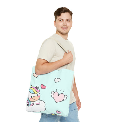 Cute Chibi Unicorn Tote Bag