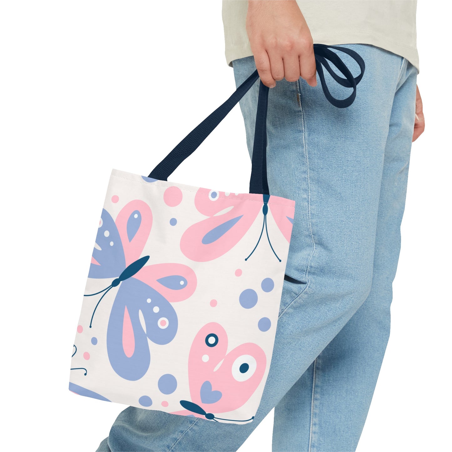 Pastel Butterlies Tote Bag