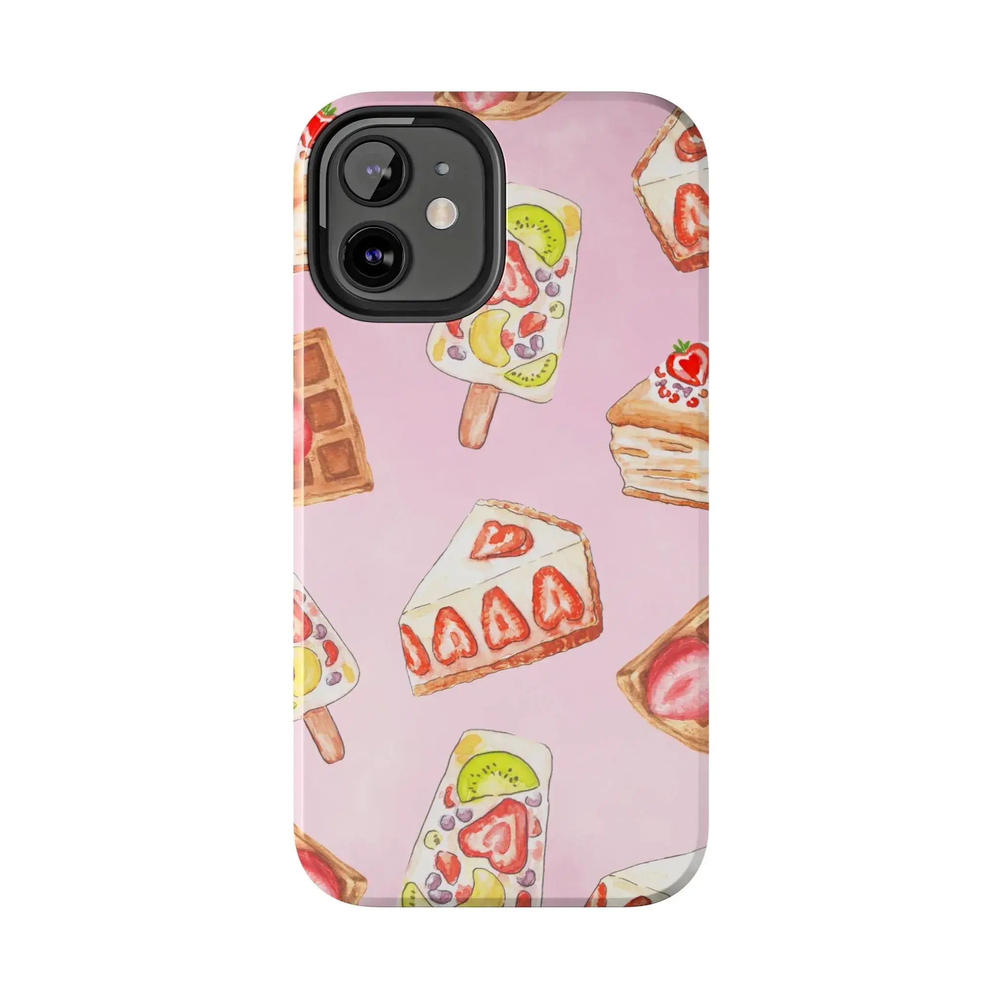 Tasty Pastry Treats Phone Case (Apple & Android) - Pink Sweetheart