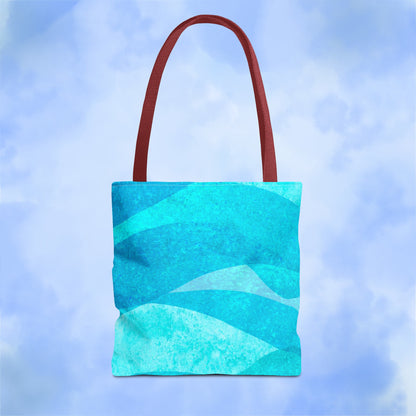 Blue Waves Tote Bag