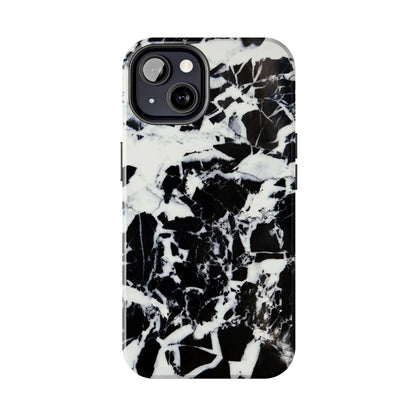 Black & White Shattered Phone Case