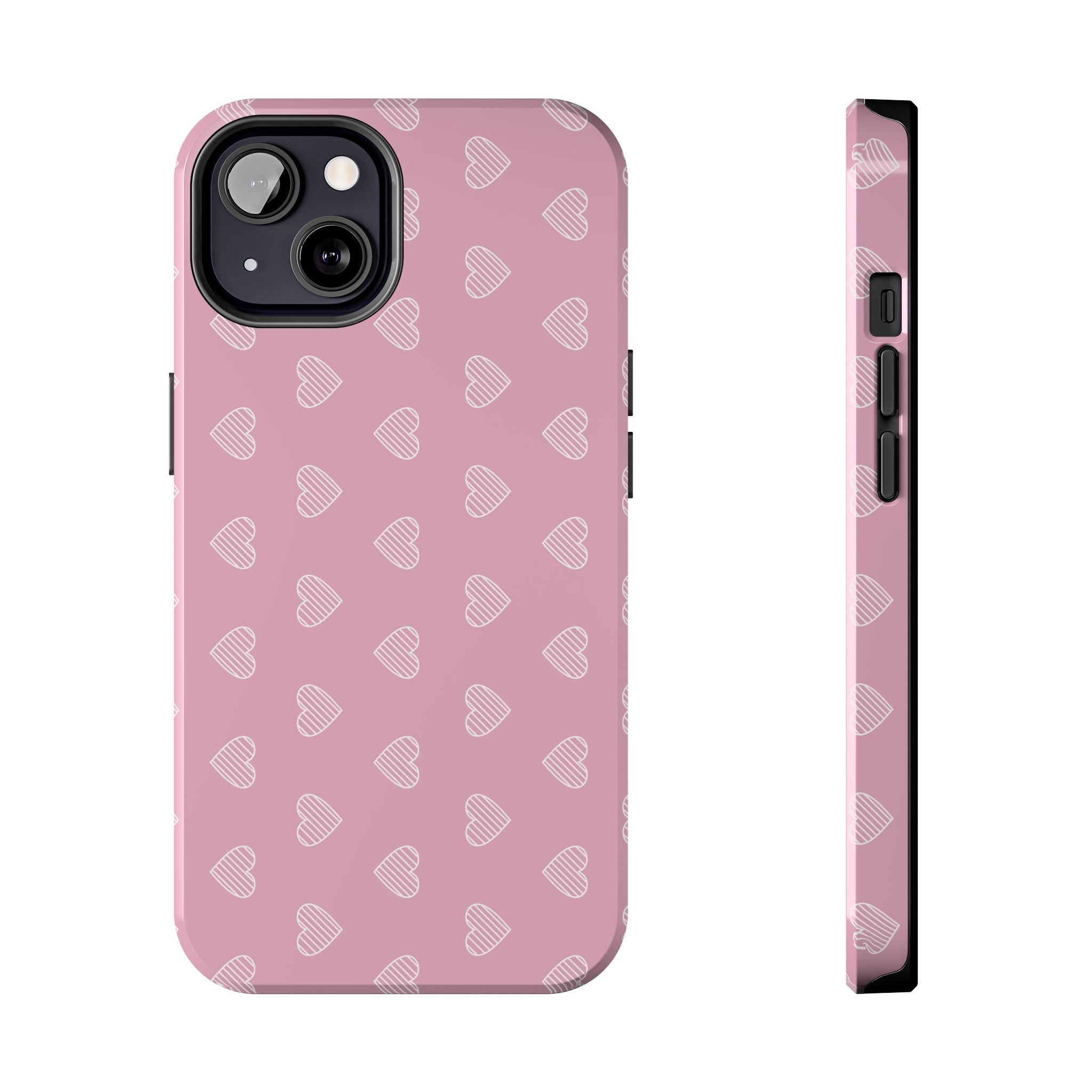 Infinite Pink Hearts Phone Case (Apple & Android)