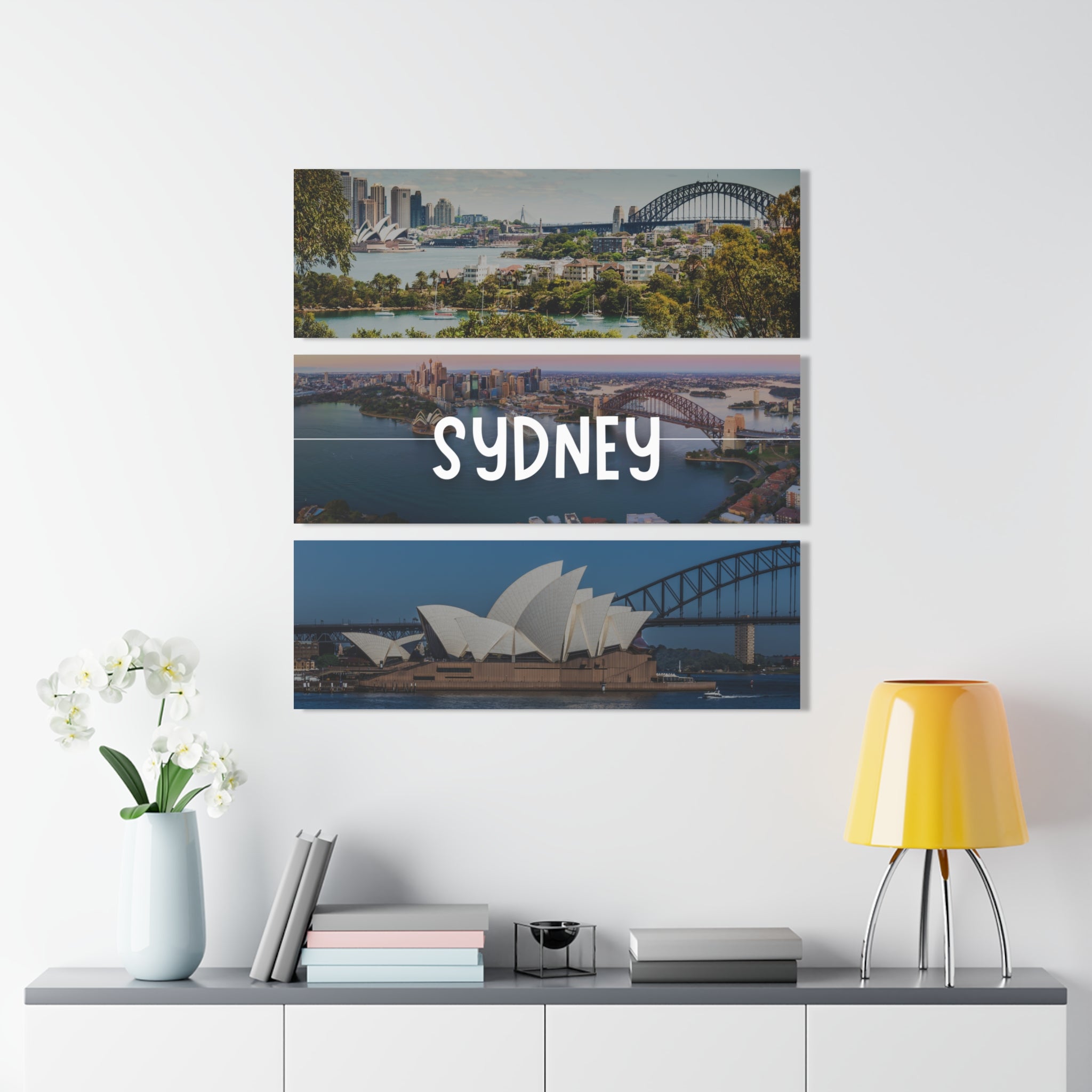 Sydney Skyline Acrylic Prints (Triptych)