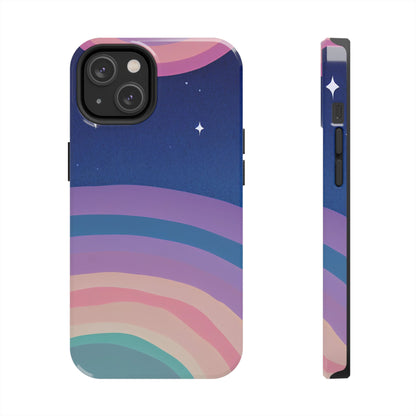 Midnight Rainbows Phone Case