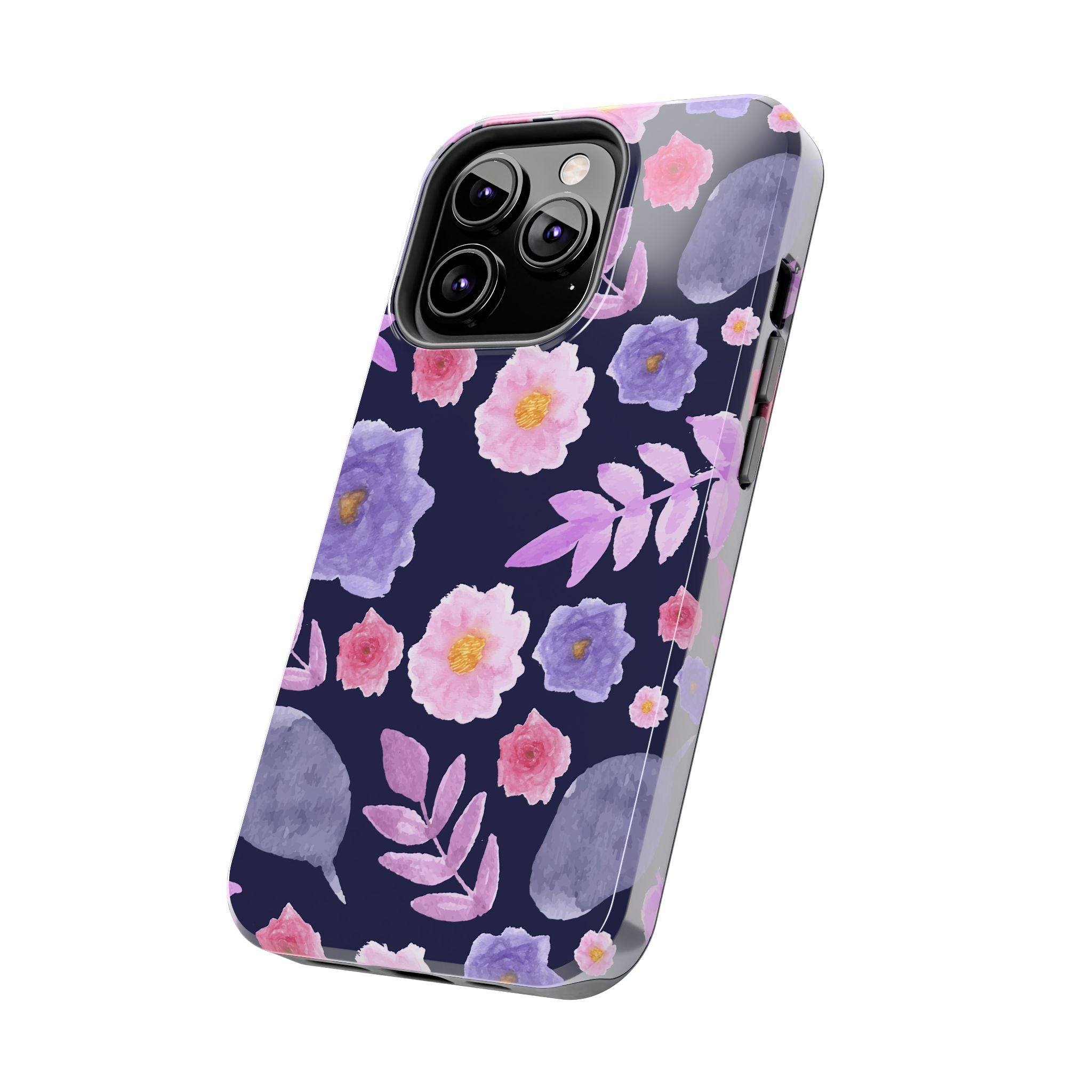 Purple Florals Phone Case (Apple & Android)