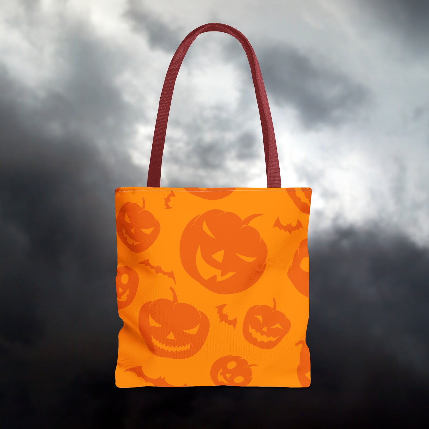 Orange Halloween Tote Bag