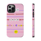 Bestie Bracelets Phone Case (Apple & Android) - Pink Sweetheart