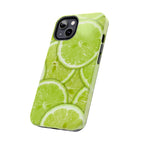 Green Citrus Lime Phone Case (Apple & Android) - Pink Sweetheart