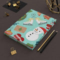 Joyous Christmas Hardcover Matte Journal - Pink Sweetheart