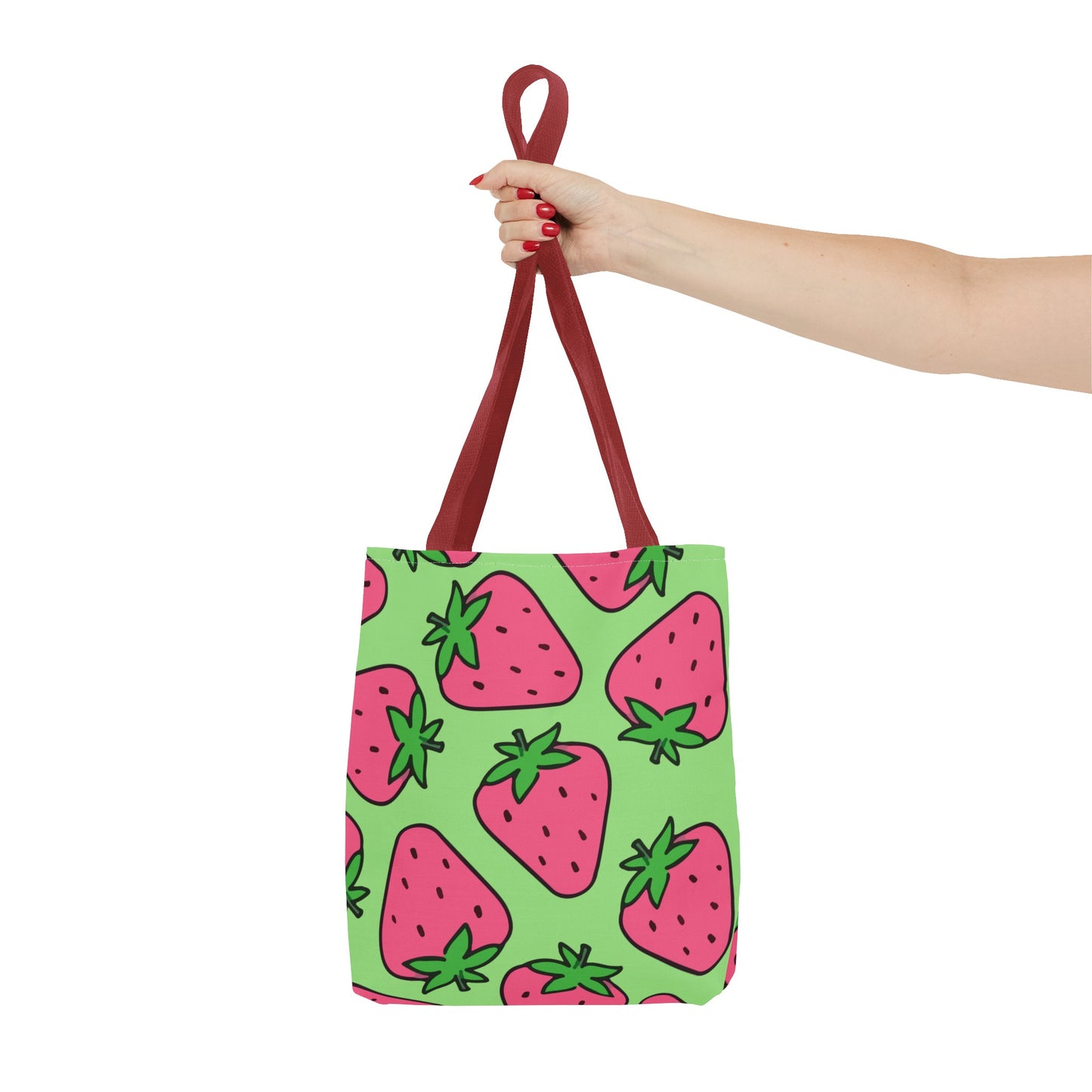 Cartoon Strawberries Tote Bag