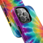 Groovy Tie Dye Phone Case (Apple & Android) - Pink Sweetheart