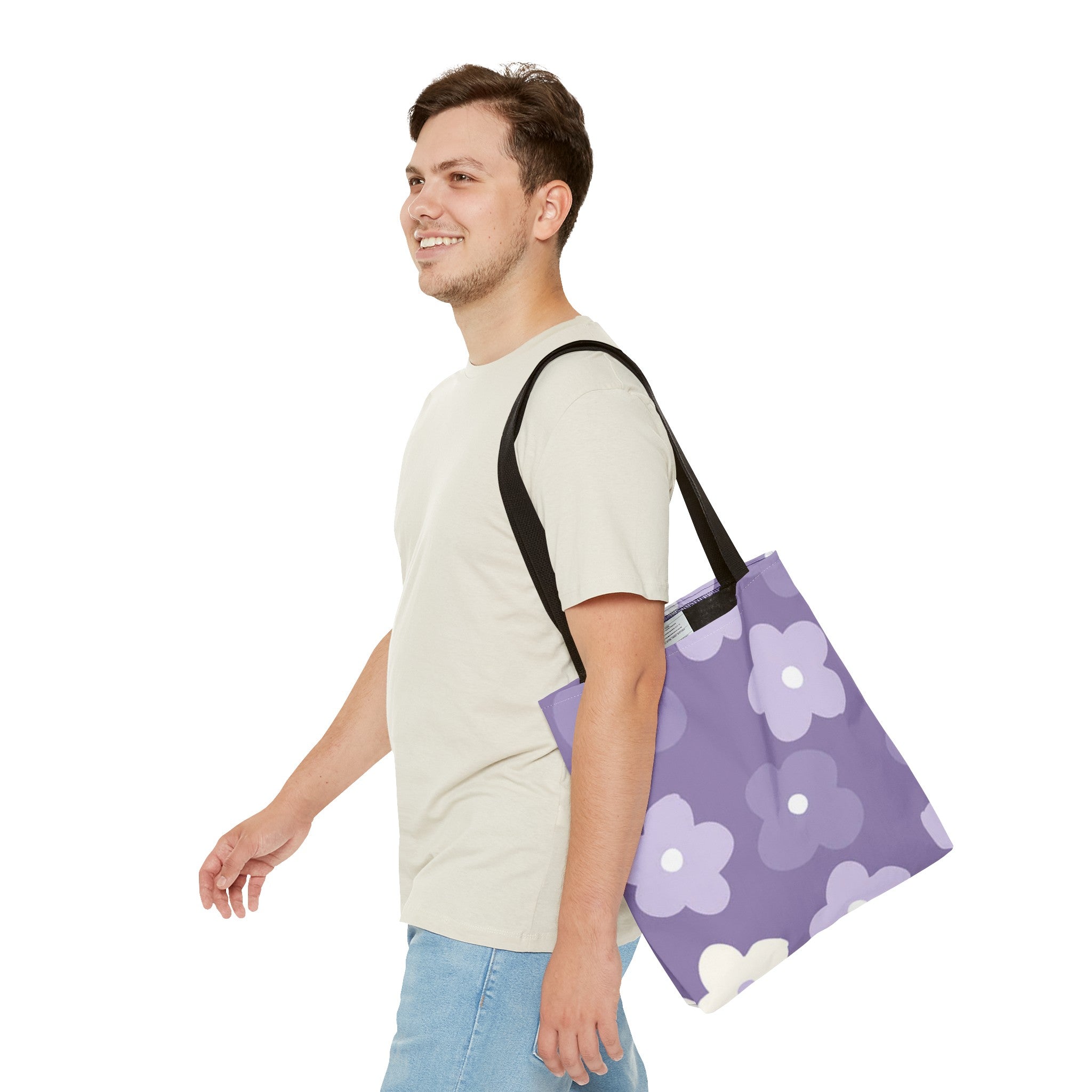 Pretty Purple Flowers Tote Bag